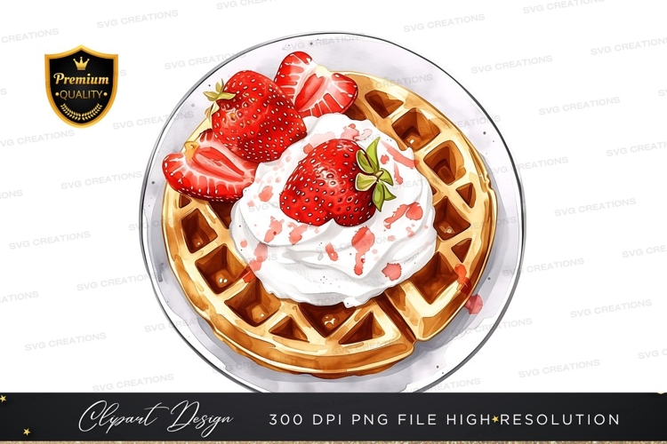 Strawberry waffle delight