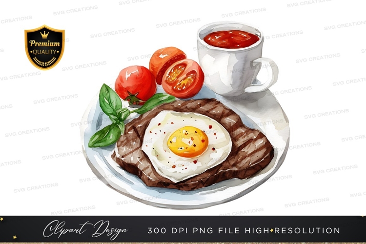 Steak and eggs breakfast