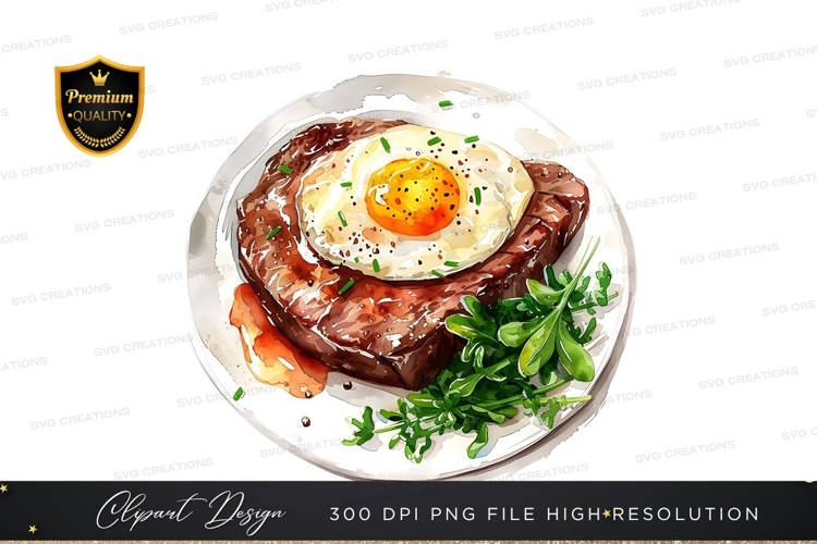 Steak and eggs breakfast