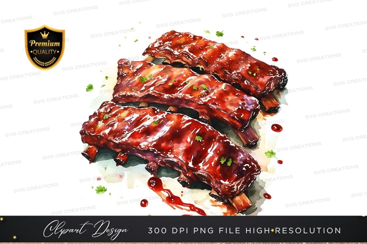 BBQ Ribs Clipart  Image 4