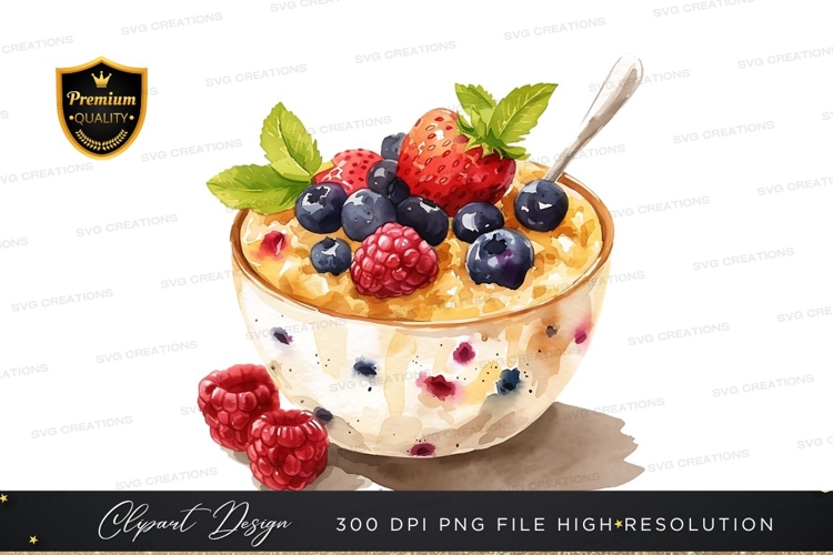 Delicious mixed berry parfait