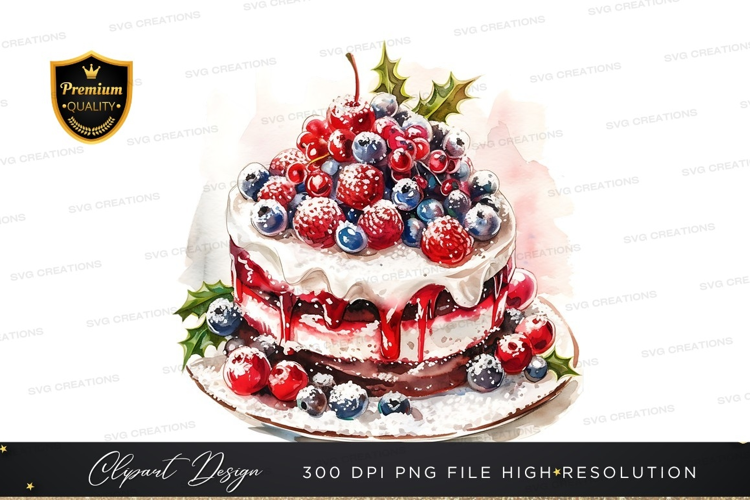 Delicious berry cake