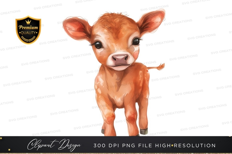 Cute Cow Clipart Image 3