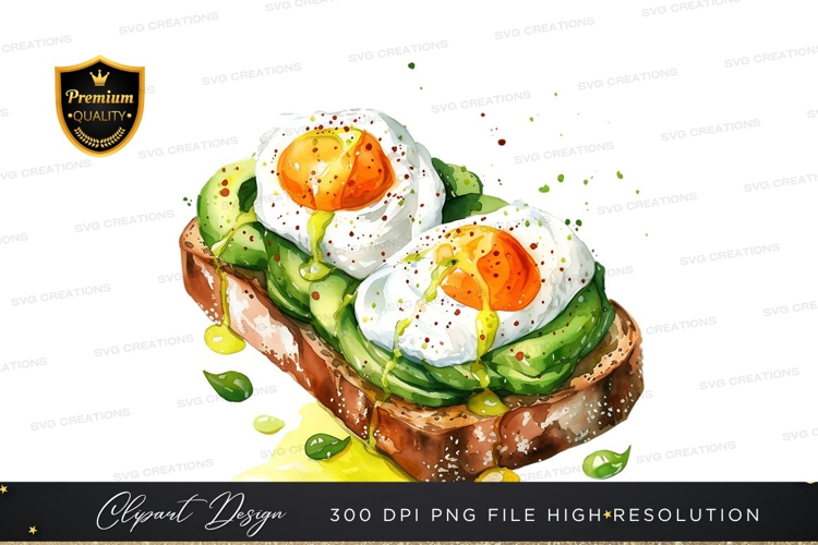 Avocado and poached egg toast