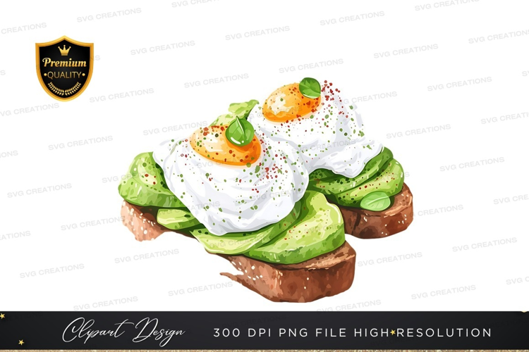 Avocado toast with poached eggs
