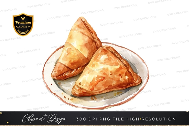 Delicious pastry on a plate