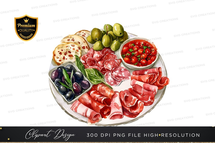 Gourmet charcuterie board