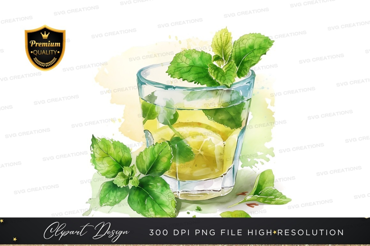 Refreshing lemon mint drink