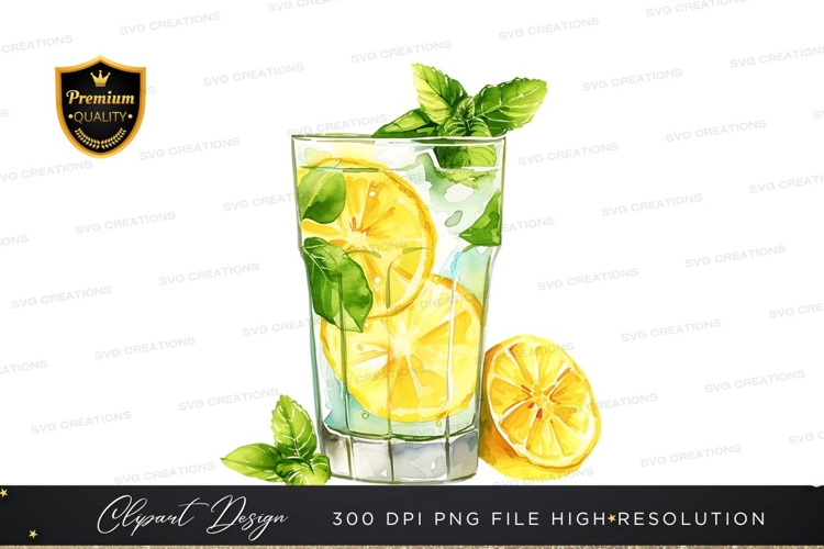 Refreshing lemon mint water