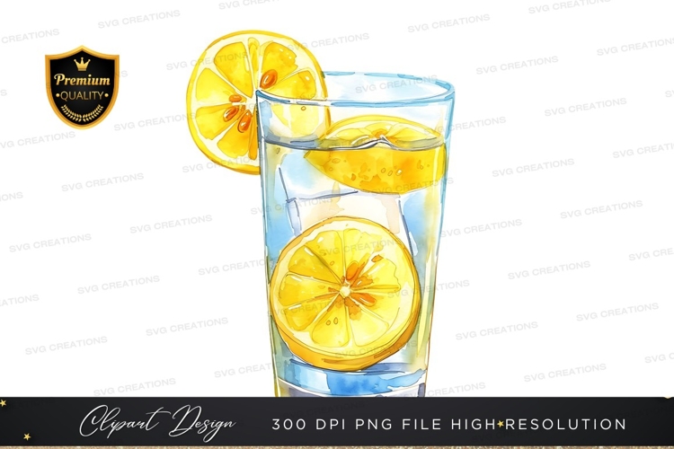Refreshing lemon water