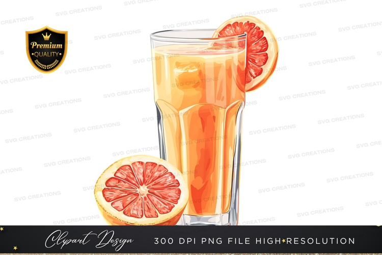Refreshing grapefruit juice