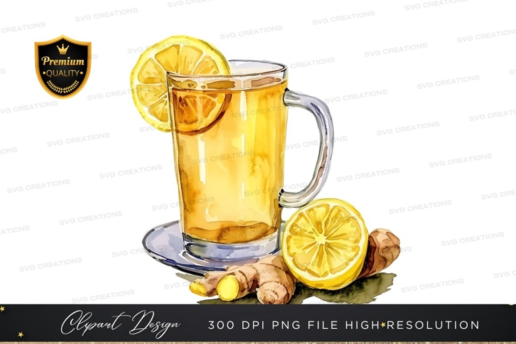 Watercolor Lemon Clipart Image 15