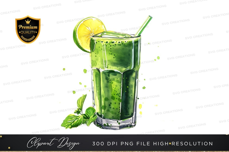 Refreshing green smoothie