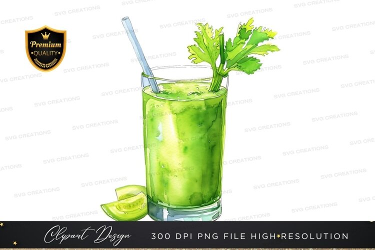 Refreshing green smoothie example image 1