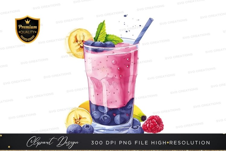 Refreshing berry smoothie example image 1