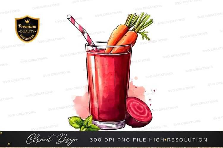 Vibrant vegetable smoothie