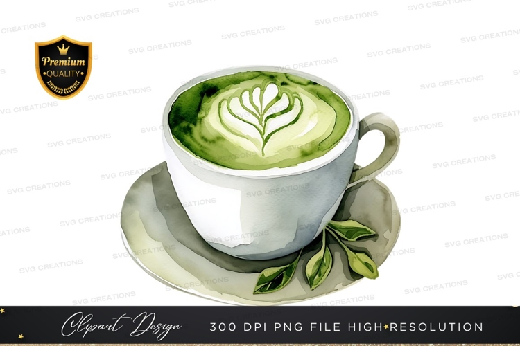 Latte Clipart Image 4