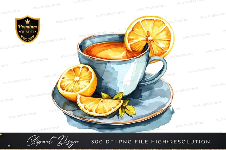 Warm lemon tea