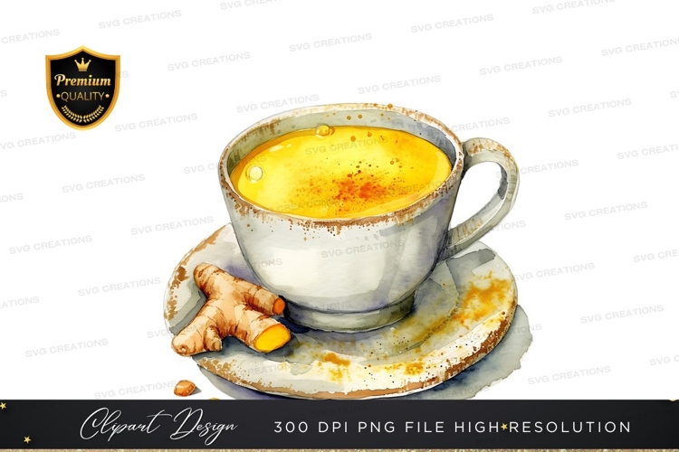 Latte Clipart Image 24