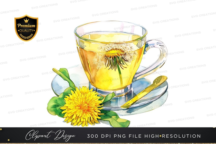 Herbal tea with dandelion
