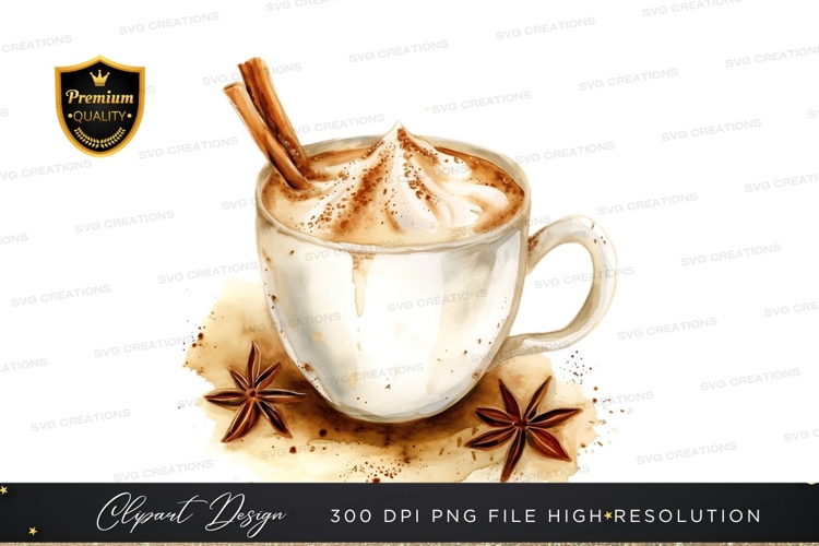 Warm spiced coffee