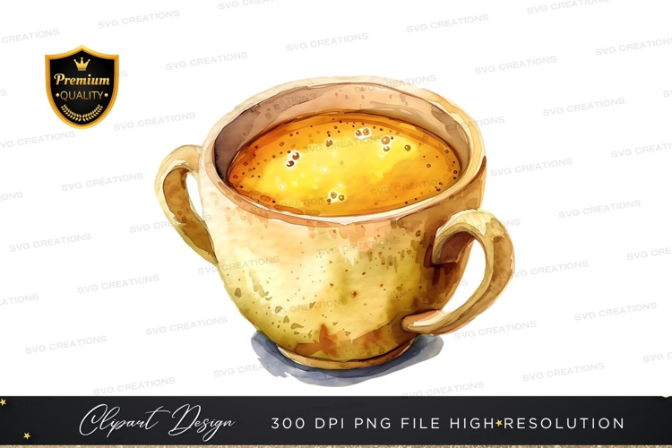 Steaming cup of coffee