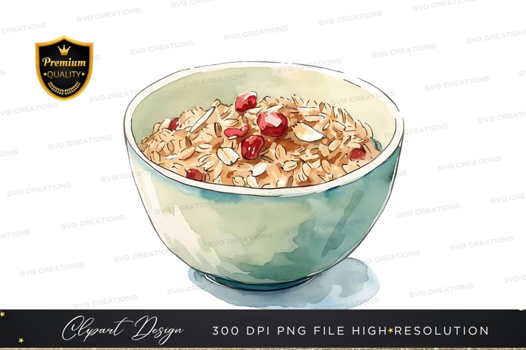 Healthy breakfast oats