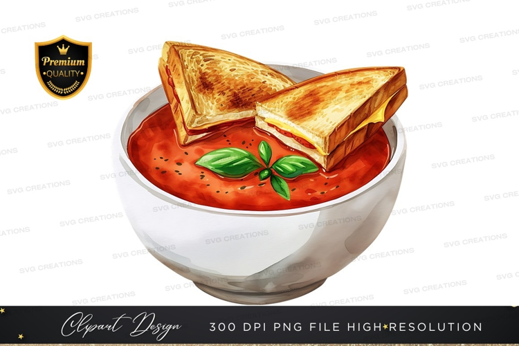 Grilled cheese and tomato soup