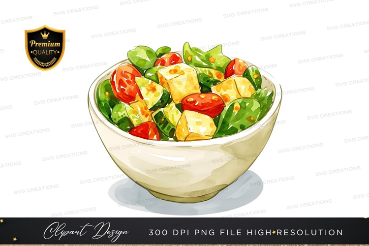 Fresh salad in a bowl