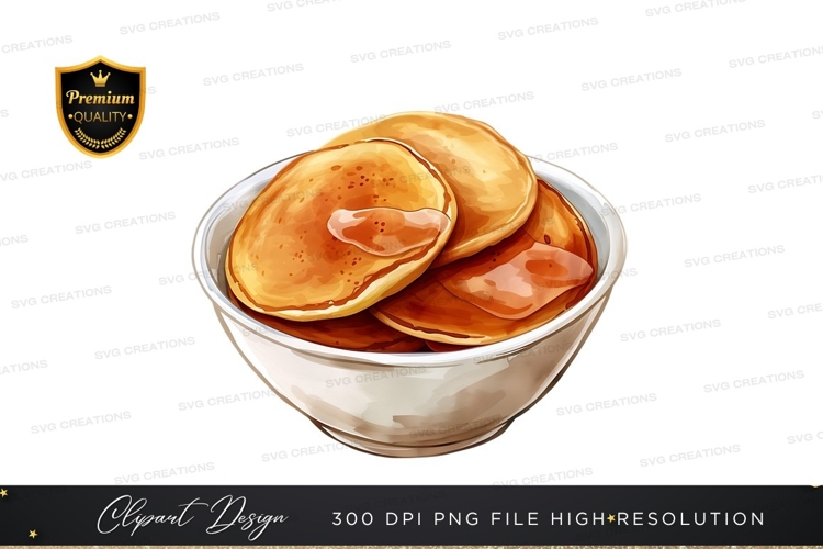 Pancakes Clipart Image 10