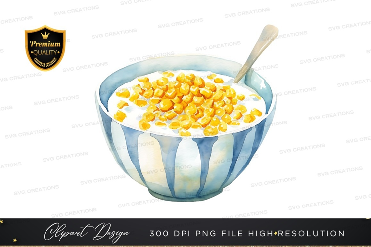 Breakfast cereal with milk