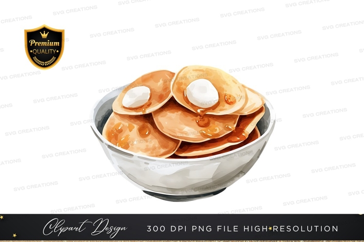 Pancakes Clipart Image 9