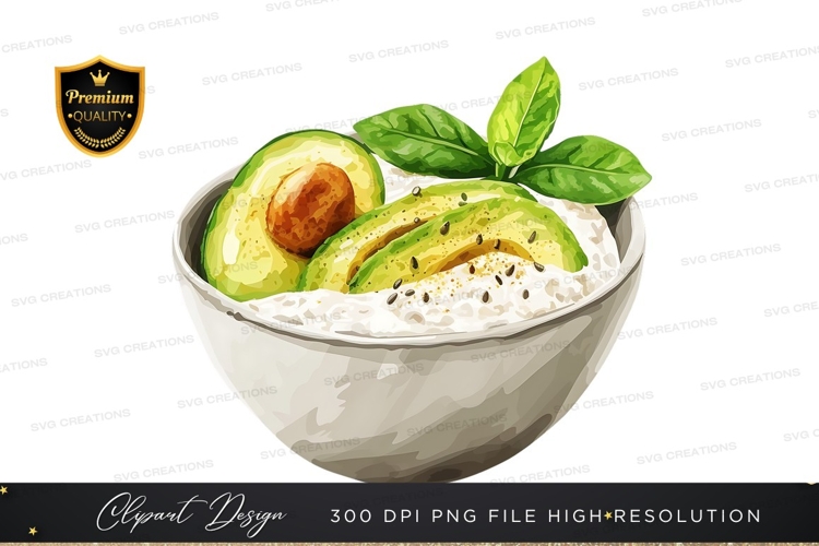 Avocado Clipart Image 18