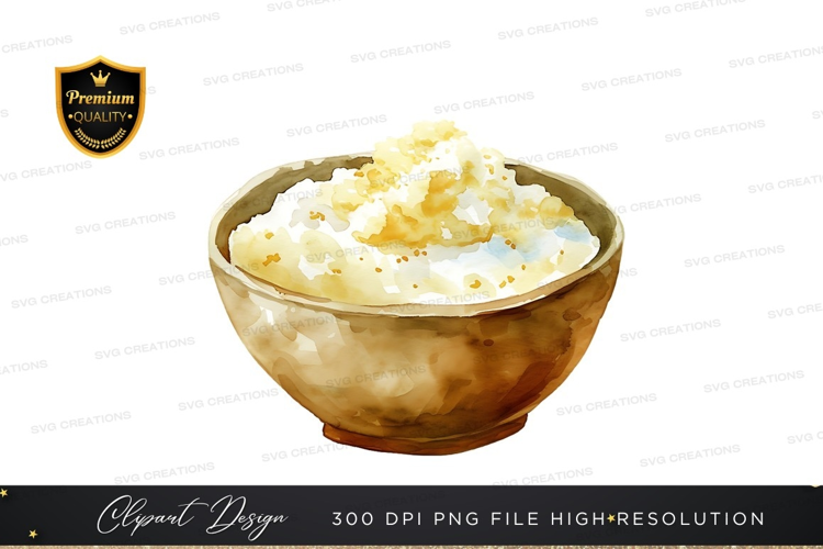 Bowl of rice with toppings