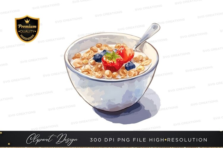 Healthy breakfast cereal example image 1