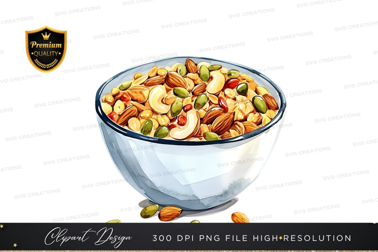 Bowl of mixed nuts