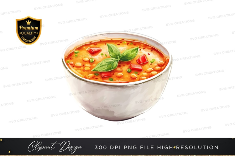 Spicy lentil soup
