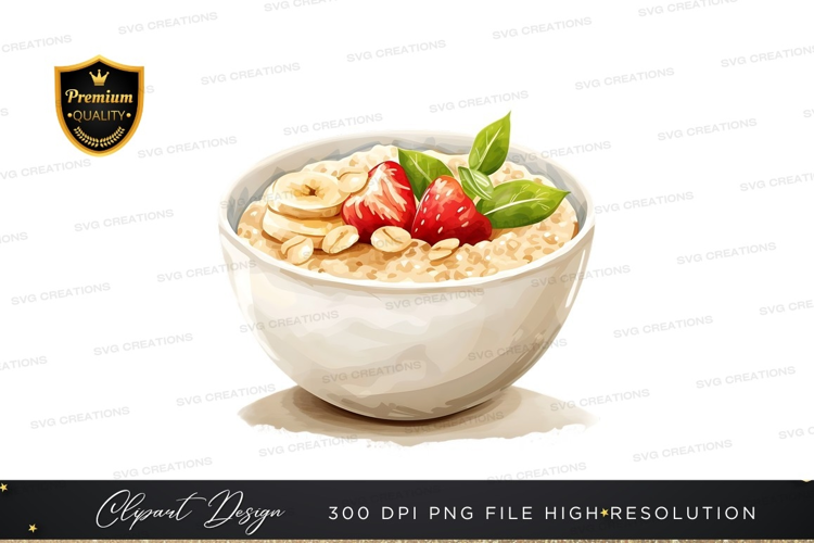 Healthy breakfast oatmeal