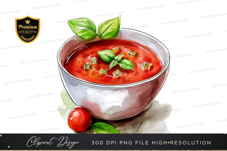 Vibrant tomato soup