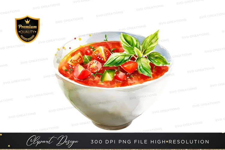 Vibrant tomato soup