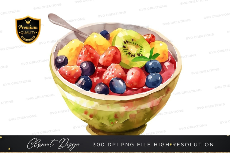 Vibrant fruit salad