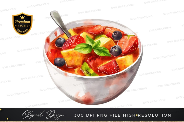 Vibrant fruit salad