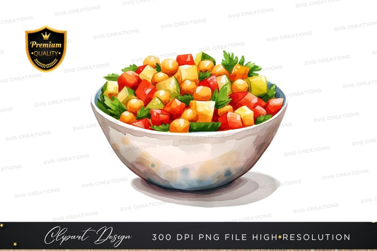 Vibrant chickpea salad