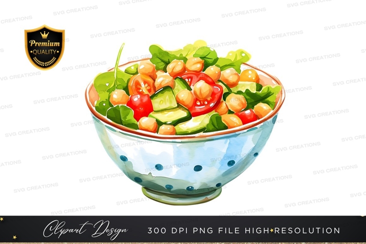 Salad Clipart Image 3
