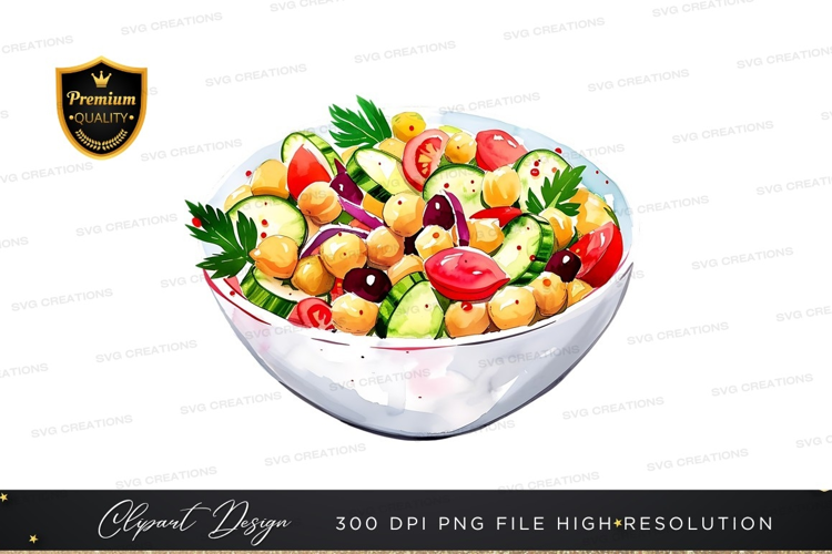 Vibrant chickpea salad