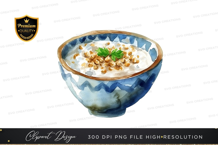 Delicious yogurt with granola and mint