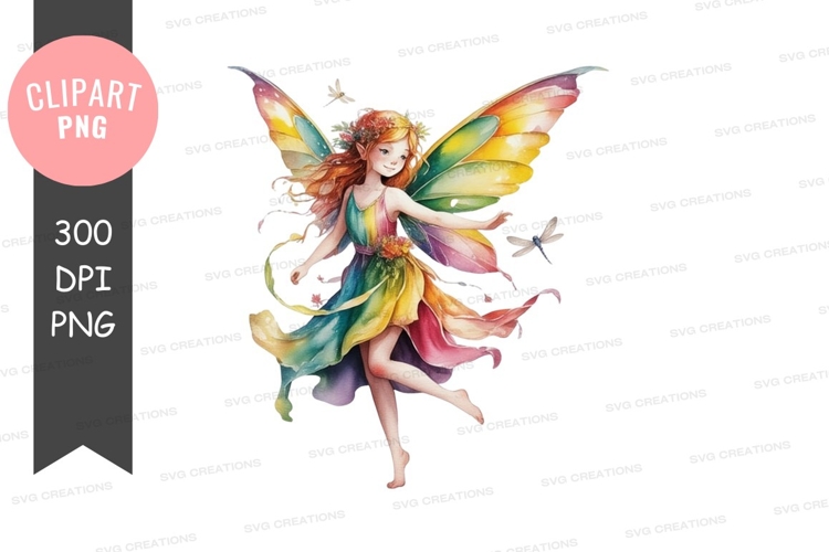 Rainbow fairy clipart png