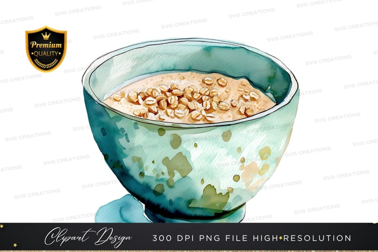 Healthy breakfast oatmeal