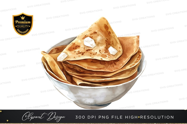 Stack of crepes