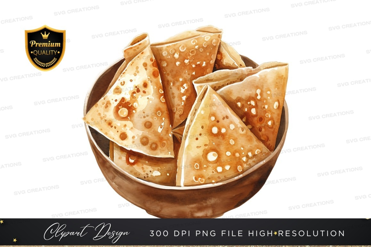 Crispy tortilla chips in a bowl
